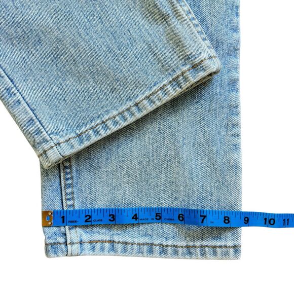 VINTAGE Levis 554 Jeans Mens 36 x 34 Blue Denim Relaxed Straight USA 90s Y2K - Picture 12 of 14